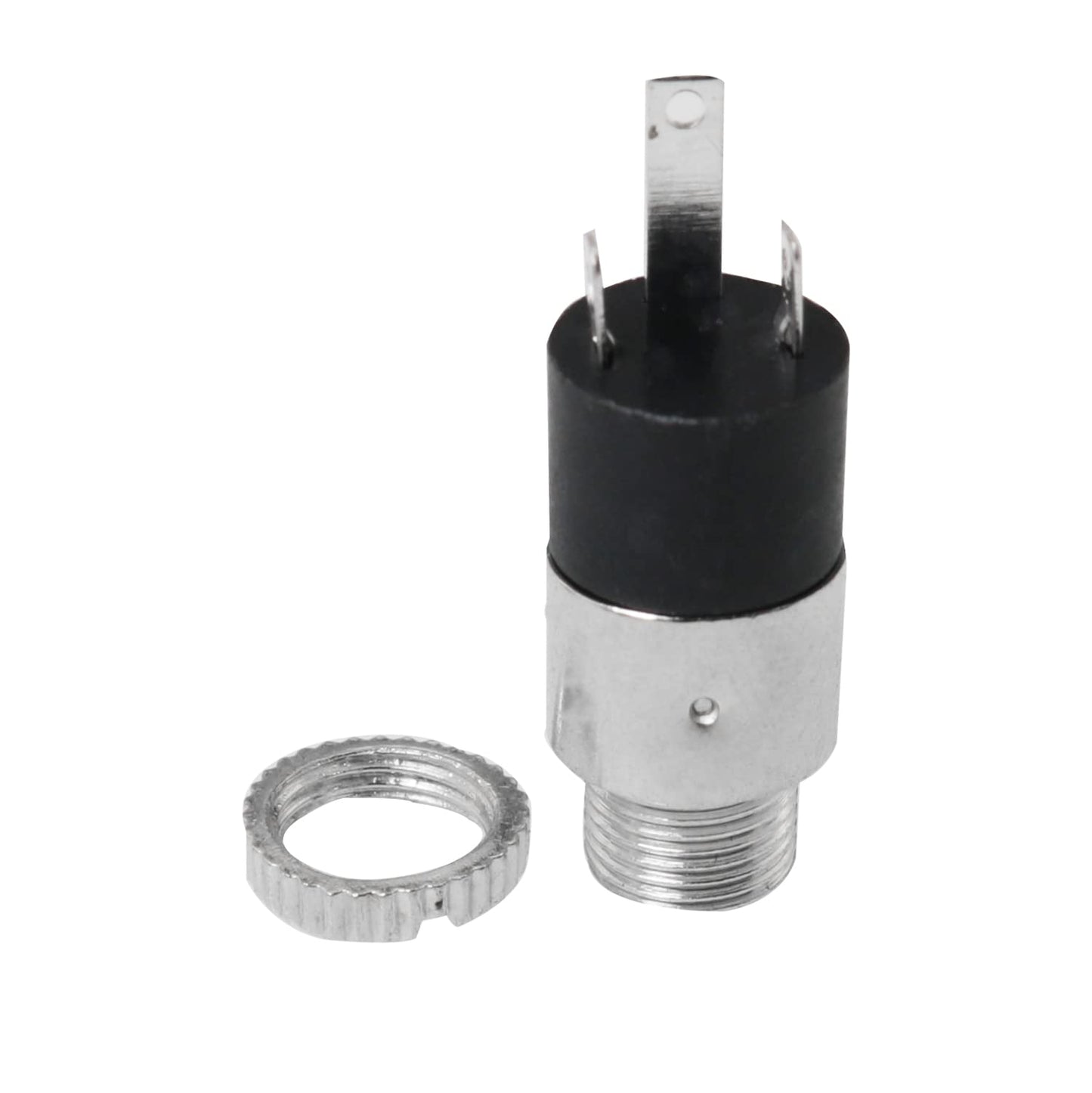 SJZBIN 10pcs 3.5mm Earphone Socket PJ-392 Silver Female Headphone Stereo Jack Panel Mount Connector