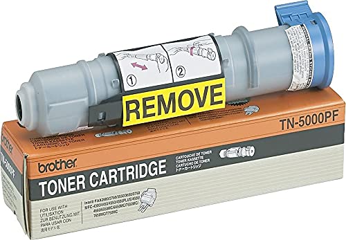 Brother TN-5000PF Intellifax 2550 2600 2750 3550 3750 MFC-4300 MFC-4450 MFC-6550 MFC-7750 Toner Cartridge (Black) in Retail Packaging