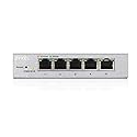 Zyxel 5-Port Network Switch | Web Managed Gigabit Ethernet Splitter| 5X GbE Ports | QoS, Link Aggregation, VLAN, IGMP Snooping | Fanless | Desktop