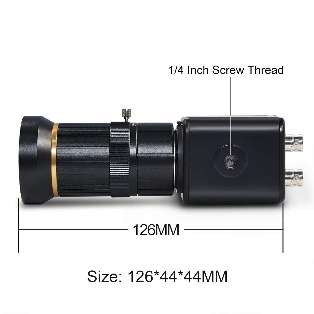 MOKOSE SDI Camera, HD-SDI 2 MP 1080P HD Digital CCTV Security Camera, 1/2.8 High Sensitivity Sensor CMOS with 5-50mm Manual Varifocal HD Lens
