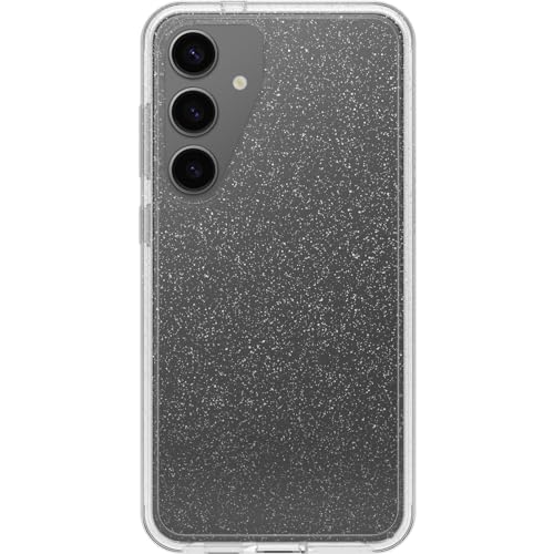 OtterBox Samsung Galaxy S24+ Symmetry Series Clear Case - Stardust (Clear/Glitter), Ultra-Sleek, Wireless Charging Compatible, Raised Edges Protect