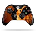 MightySkins Skin Compatible with Microsoft Xbox One or One S Controller - Fire Fighter | Protective, Durable, and Unique Vinyl wrap Cover | Easy