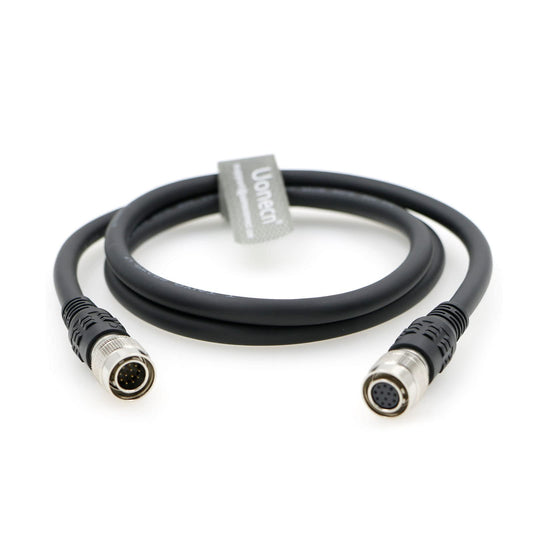 High Flex Coaxial Power Cable Hirose 12 pin Male and Female CCD Cable Monitor Extension Cable for Sony Industrial Camera 1 Meter