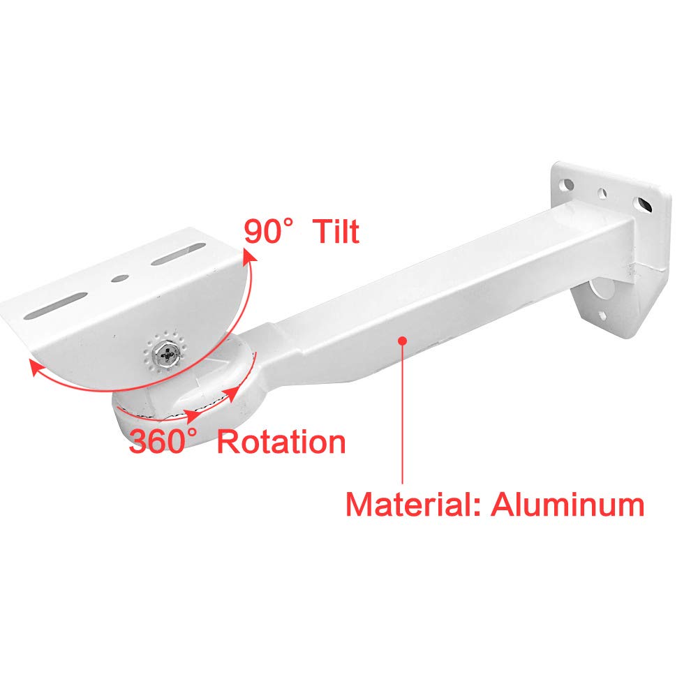 compcctv Universal Indoor Outdoor Wall Mount CCTV Security Camera Housing Mounting Bracket for CCTV Security Camera/MCB601 Mount/Dome Camera/IP