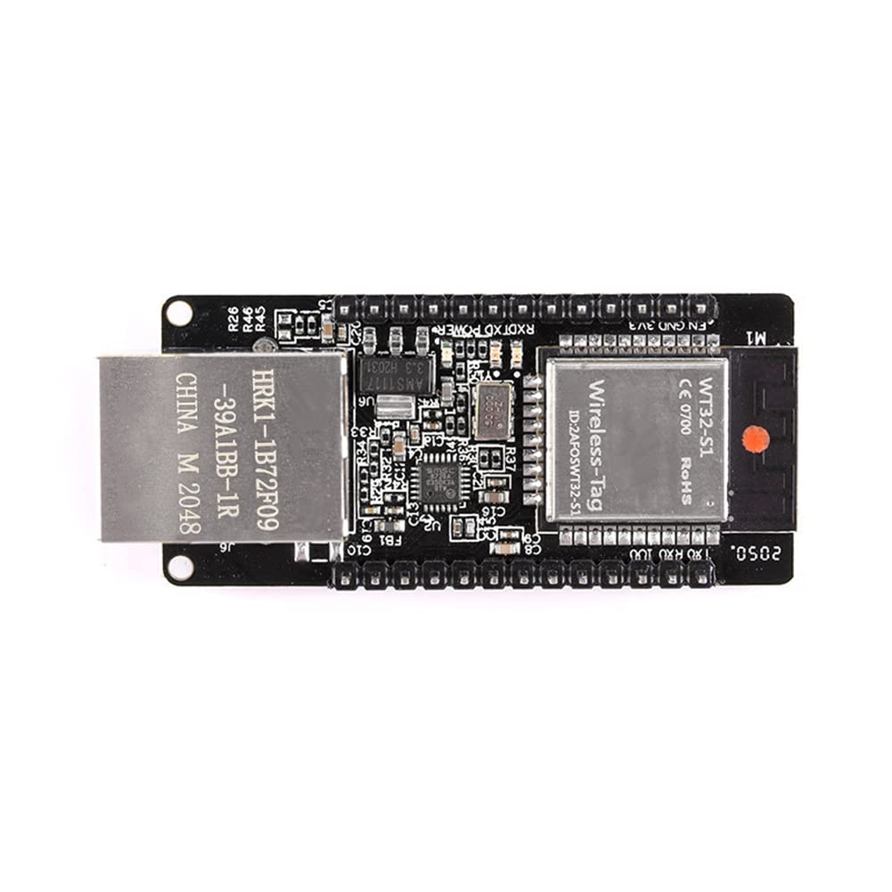 Taidacent WT32-ETH01 Embedded Serial Port to Ethernet Converter Serial to WiFi&Bluetooth MCU Module ESP32 Wireless Tag Module