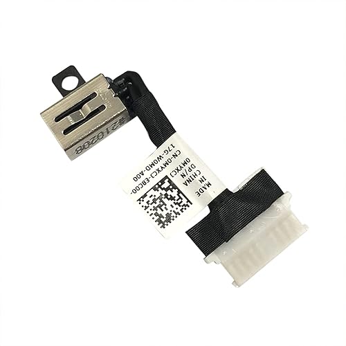 Zahara DC Power Jack Cable Charging Port Connector Plug Replacement for Dell Inspiron 7501 7500 7590 / Vostro 7500 7501 0MYXCJ MYXCJ 450.0KG02.0021