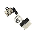 Zahara DC Power Jack Cable Charging Port Connector Plug Replacement for Dell Inspiron 7501 7500 7590 / Vostro 7500 7501 0MYXCJ MYXCJ 450.0KG02.0021
