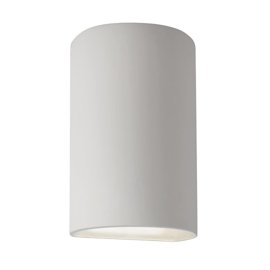 Justice Design Group CER-0945-BIS Ambiance 9.5" Transitional Dimmable Wall Sconce Wall Light for Living Room, Hallway or Bedroom, Bisque