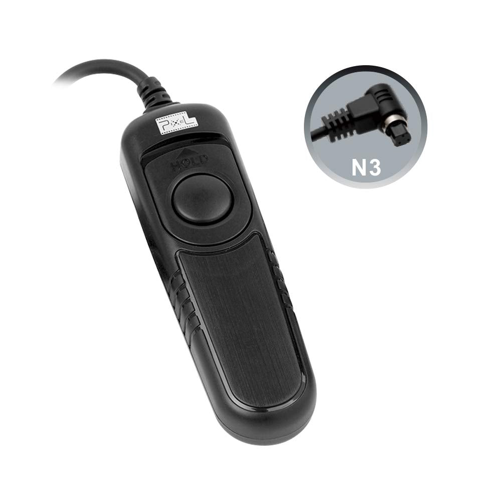 Pixel RC201 Remote Shutter Switch N3 Shutter Release Cable for Canon EOS Cameras with Screen Cleaning Cloth, Replaces Canon RS-80N3