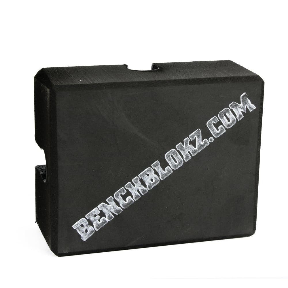 BenchBlokz 1-1/2-2 Bench Press Board (Small Block) Adjustable Bench Block for Bench Pressing Increase Weight Safely from Multiple Depths from .75" to 3