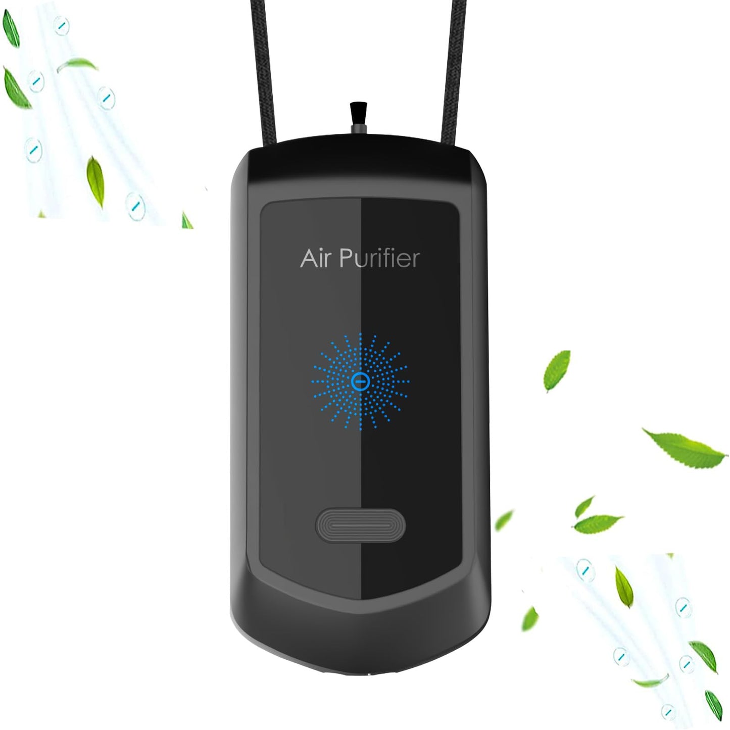 Wearable Negative Ion,Personal Air Purifier Necklace,Portable Mini Air Ionizer for Purifying Around the Body Smoke,Travel,Peculiar Smell
