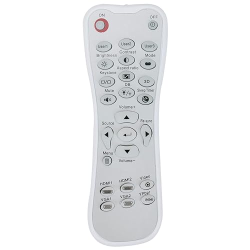 NTQinParts Replacement Remote Control Controller for Optoma HD28HDR HD39HDR HZ39HDR 1080p HDR Home Theater Projector