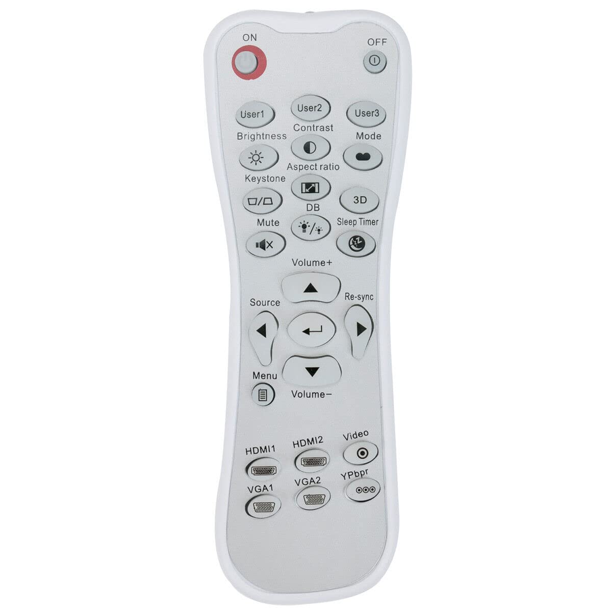 NTQinParts Replacement Remote Control Controller for Optoma HD28HDR HD39HDR HZ39HDR 1080p HDR Home Theater Projector
