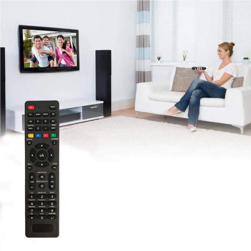 AMAIRIYCA Universal Remote for jvc,Samsung,LG, Sony,Vizio, Philips, Toshiba, Hitachi,haier, Panasonic, Smart TVs-Simple Settings Required