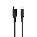 AT&T 6ft USB-C to Lightning Cable - MFi Certified 60W Fast Charging iPhone Charger Cord, USB-IF Certified, Braided Nylon, Durable Engineered Copper…