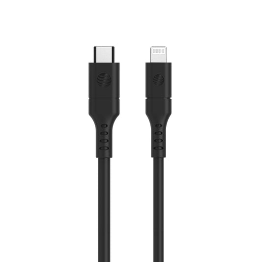 AT&T 6ft USB-C to Lightning Cable - MFi Certified 60W Fast Charging iPhone Charger Cord, USB-IF Certified, Braided Nylon, Durable Engineered Copper…