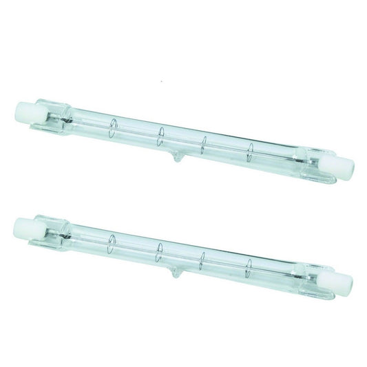 (Set of 2) 150 Watt 110-130 Volts Replacement Halogen Bulbs 3.1" L x 3/8" Diameter Work Light