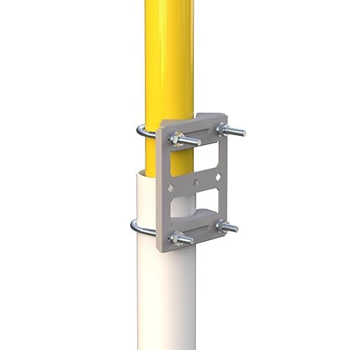 Clamp V Jaw Bracket Accessories (Without The Pole) Works with Coaxial Pipe (Pole) Mast Universal Antenna Mount Adapter for Starlink Antenna Weather