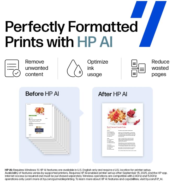 HP Envy 6552e Wireless All-in-One Color Inkjet Printer, Portobello, Print, scan, Copy, Duplex Printing Best-for-Home (714N7A) (Renewed Premium)