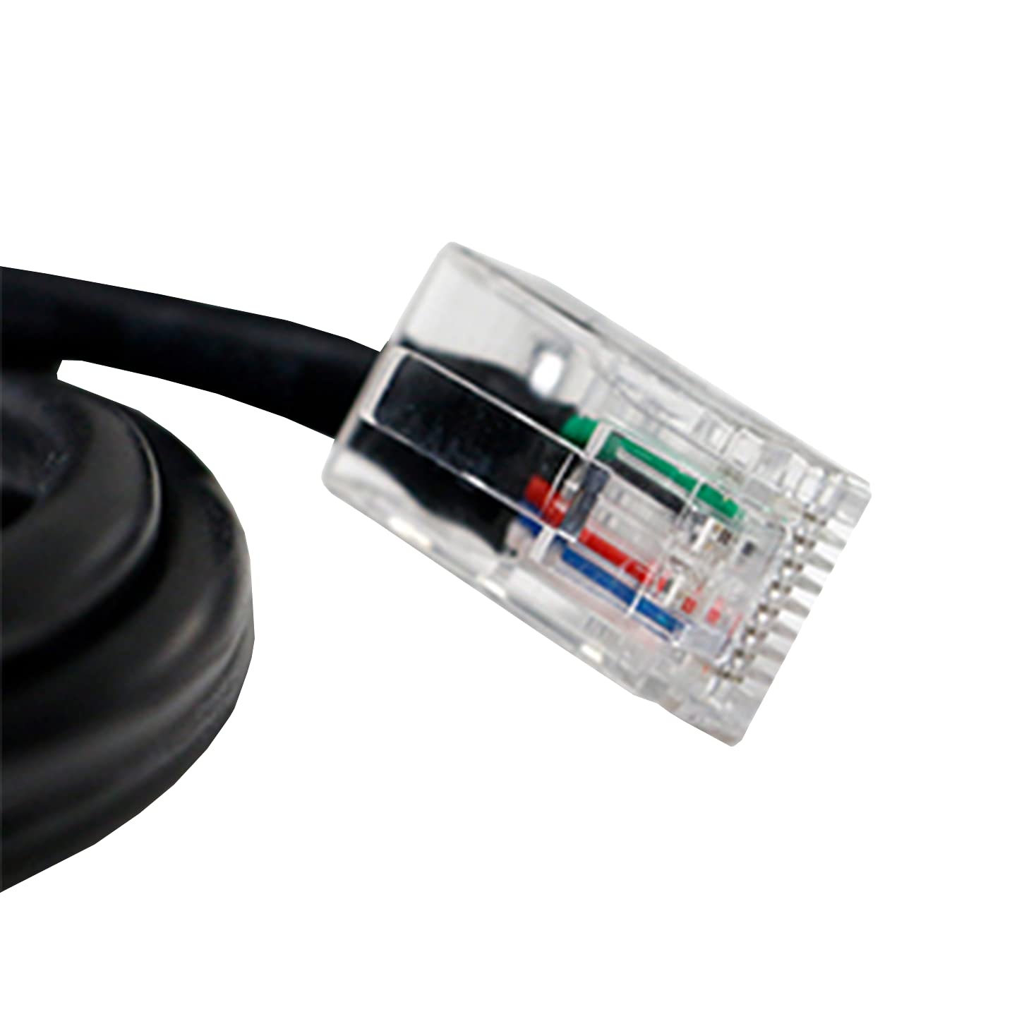 APG Printer Interface Cable | CD-101A | Cable for Cash Drawer to Printer Connection | 1 x RJ-12 Male - 1 x RJ-45 Male | Connects to EPSON and Star