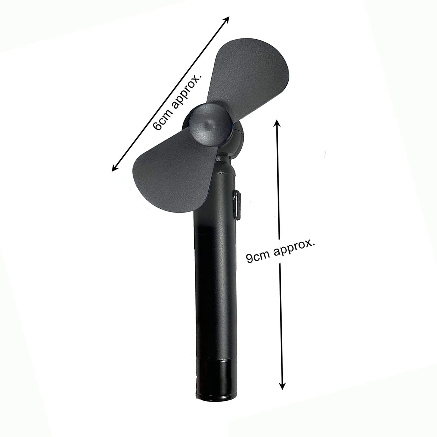 Yacig Mini Portable Pocket Fan - Battery Powered Personal Handheld Fan,Small Quiet Hand Fan for Men Women Outdoor Indoor Activities,3.54 X