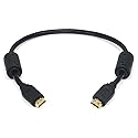 Monoprice 6079 1.5' 28AWG High Speed with Ethernet HDMI Cable with Ferrite Cores - Black