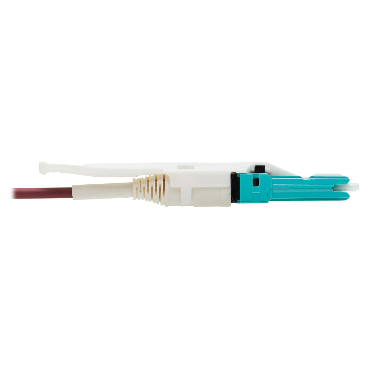 TRIPP LITE 400G Fiber Optic Cable Adapter, Duplex Multimode 50/125 OM4 Fiber Cable, CS-PC/CS-PC (M/M), LSZH Jacket, 10m, Magenta (N822C-10M-MG)