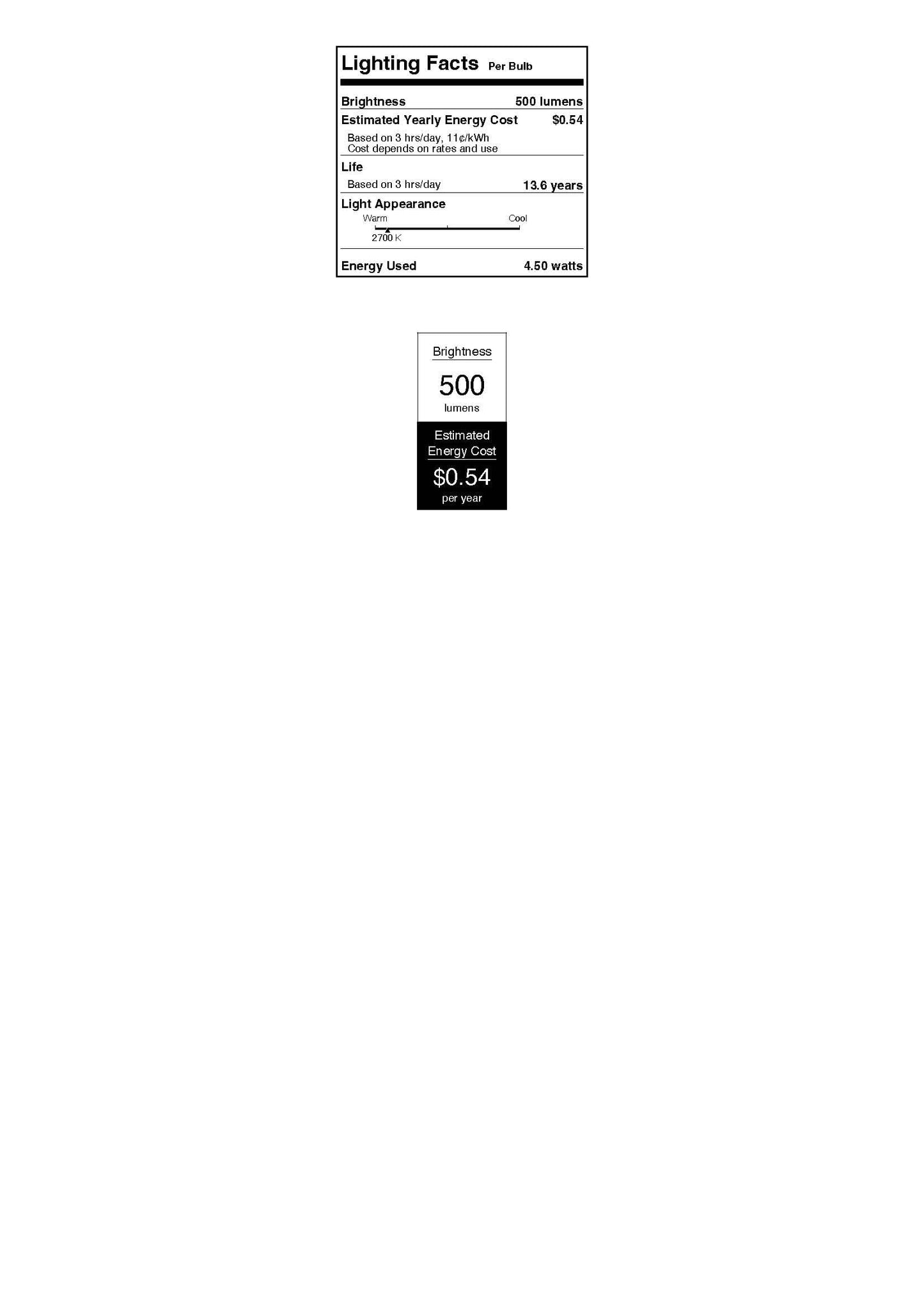 Westinghouse 5315020 4.5 Watt (60 Watt Equivalent) B11 Dimmable Frosted Filament LED Light Bulb, Medium Base, 6 Pack