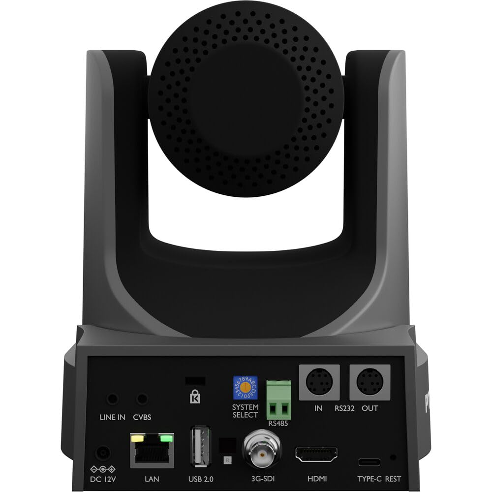 PTZOptics Move SE SDI/HDMI/USB/IP PTZ Camera with 20x Optical Zoom (Gray) (PT20X-SE-GY-G3) + Universal Wall Mount (Black) + Lens Cleaning Kit + HDMI