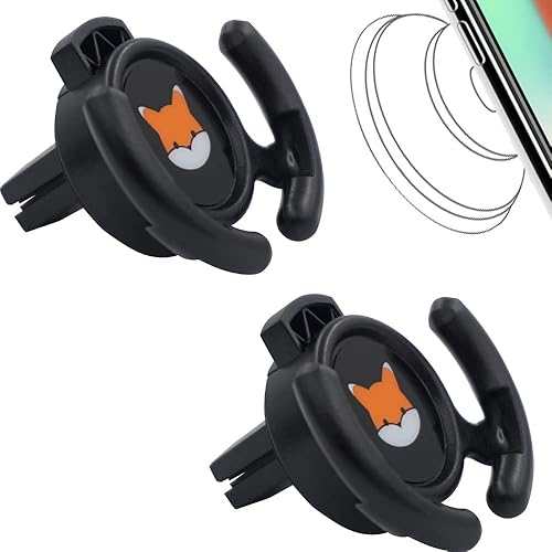 HOMEFOX Car Vent Mount Holder 2 Pack - Compatible with Popsocket - Car Mount made for Pop Socket Grips Collapsible Phone Holder for Pop Mount