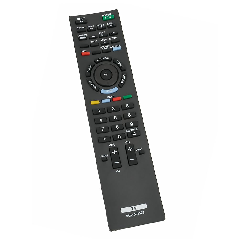 RM-YD063 Replaced Remote fit for Sony TV KDL-32EX520 KDL-32EX521 KDL-32EX523 KDL-40EX520 KDL-40EX521 KDL-40EX523 KDL-40EX620 KDL-40EX621 KDL-46EX520