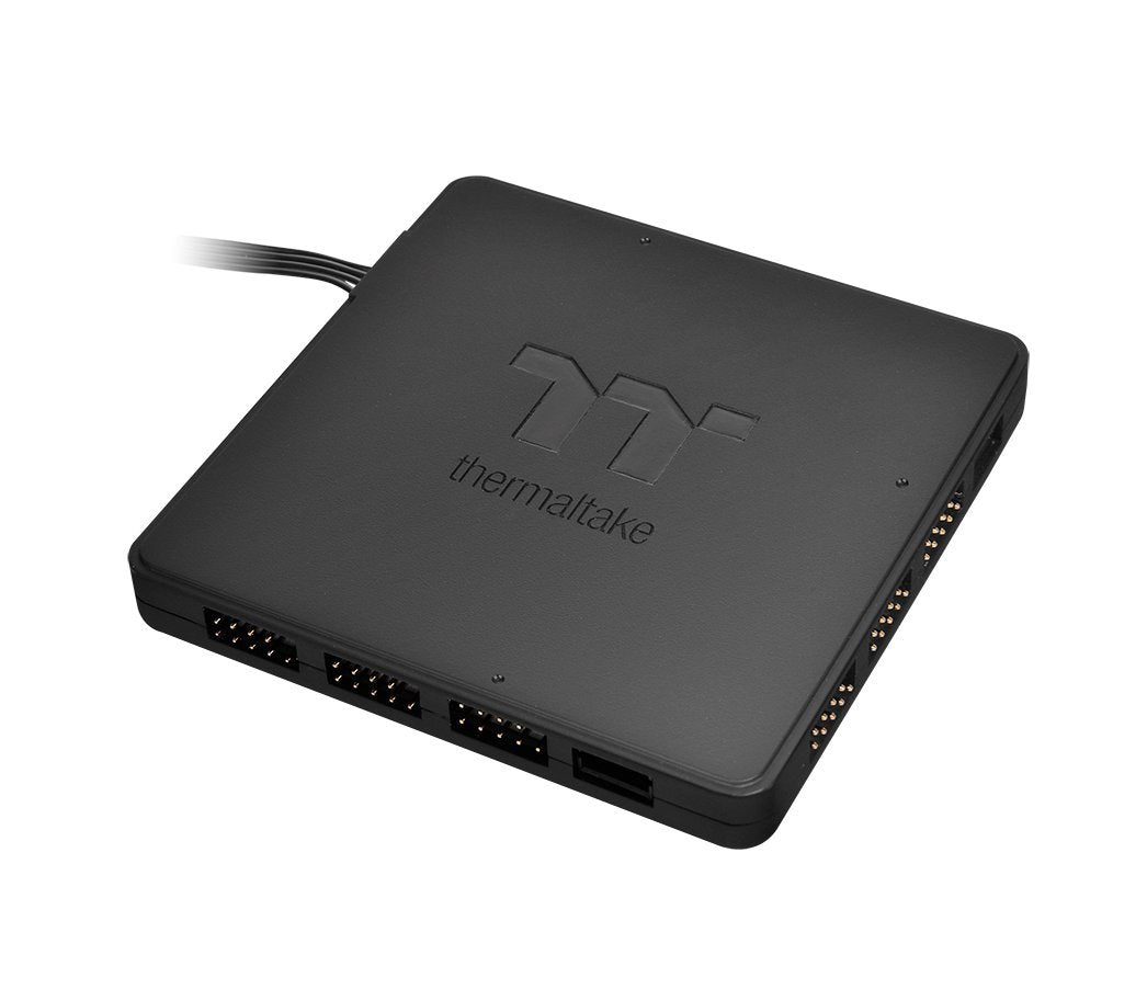 Thermaltake TT Sync SATA Powered 9 Port Addressable LED Controller TT Premium Edition (Compatible with ASUS Aura Sync, GIGABYTE RGB Fusion and MSI