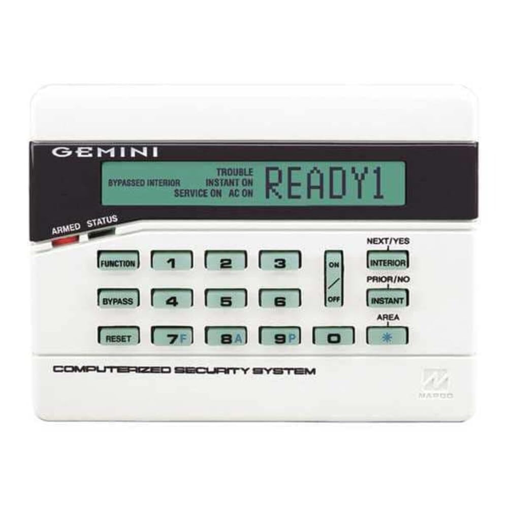 Napco GEM-RP2ASE2 Intrusion System Keypads,5-7/8" W,LCD