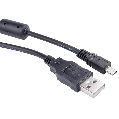 GONOLOWAY Replacement USB Cable 8Pin Camera Transfer Data Sync Charging Cord Compatible with Digital Cameras S630 S730 S750 S760 S860 D75 S85 L50 L60