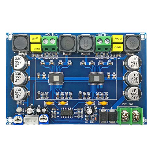 Taidacent XH-M569 150 Watt 2 Channel Amplifier TPA3116D2 High Power Digital Power Amplifier Board Dual Chip with Preamplifier 150Wx2