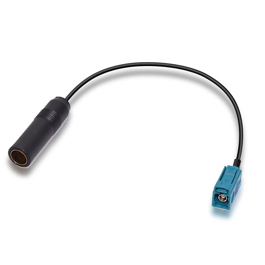 Bingfu Car Antenna Adapter Vehicle Stereo FM AM Radio Antenna Adapter Fakra Z Female to DIN Socket Connector Cable 30cm 1 feet for Car Stereo Audio HD