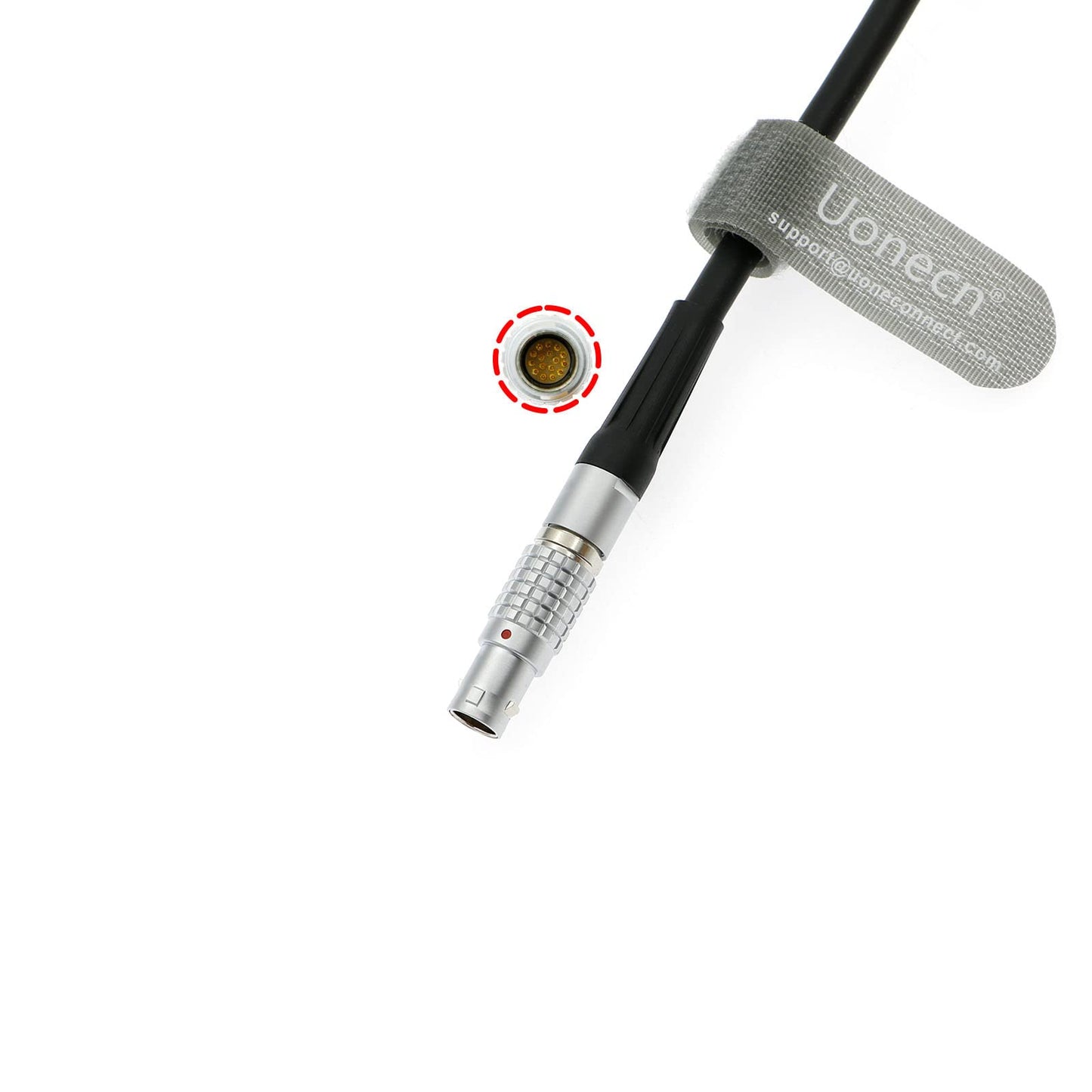 Uonecn LCD EVF Cable FGG.1b 16 pin Male to FHG.1b 16 pin Male Cable for LCD EVF Elbow Red Epic Scarlet Red One.