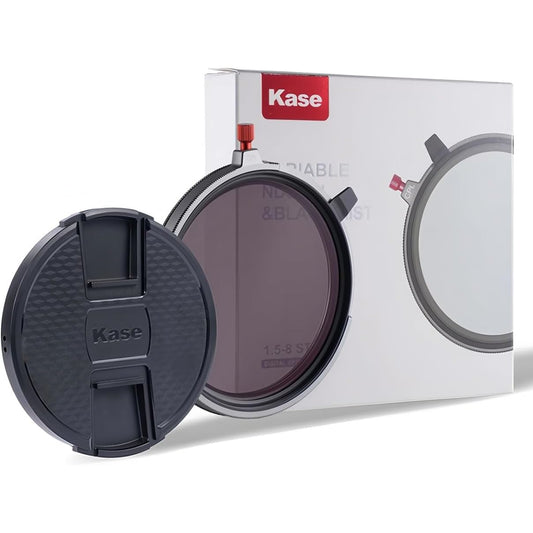 Kase CPL/Vari ND/Black Mist 3 in 1 Combo Screw-in Filter 1.5-8 Stop ND3 to ND236 Optical Glass Ideal for Video/Vlog (67mm)