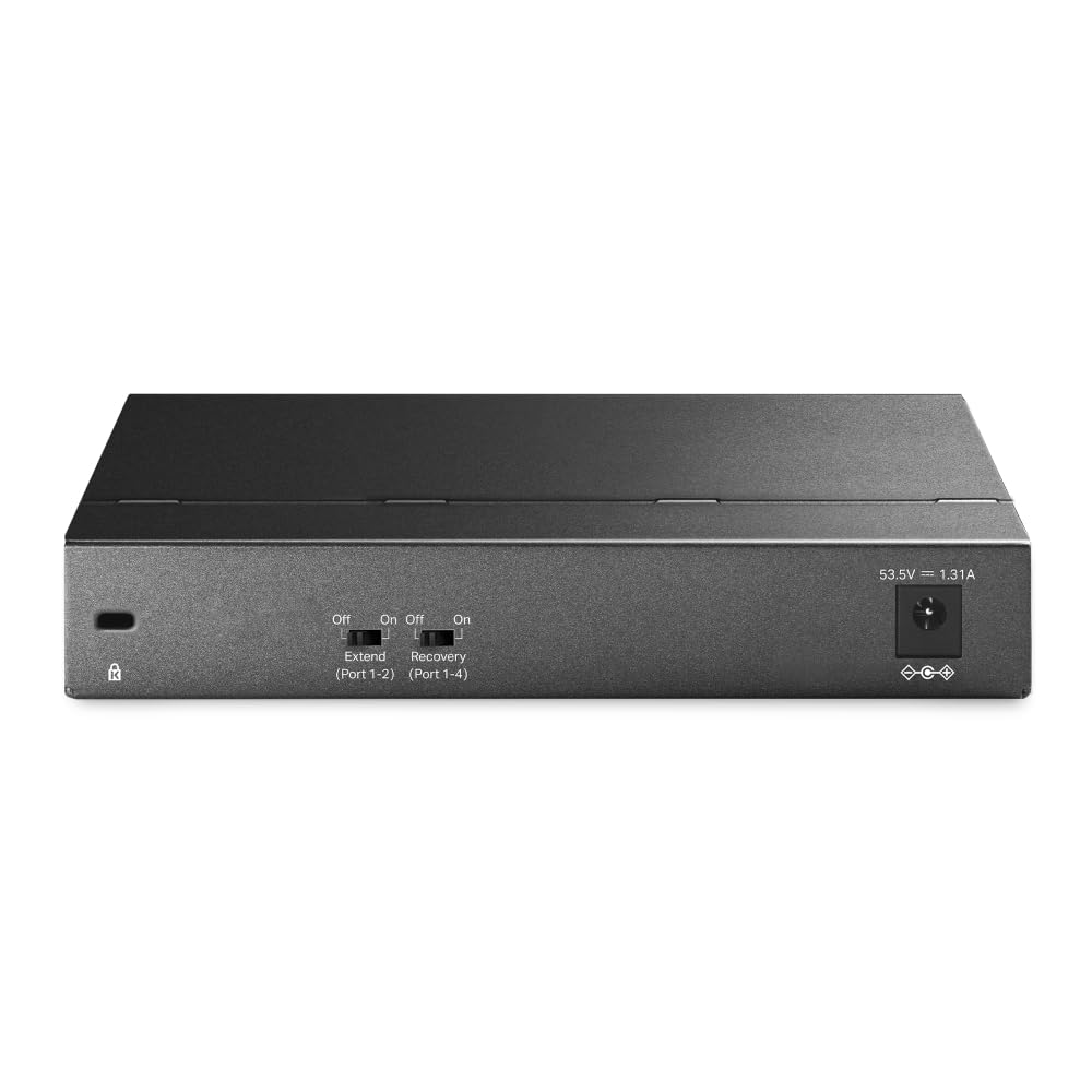 TP-Link TL-SG1006PP | 5 Port PoE Switch | 3 PoE+ and 1 PoE++ Ports @64W, w/ 2 Uplink Gigabit Ports | Sturdy Metal | Plug & Play | Extend Mode | PoE
