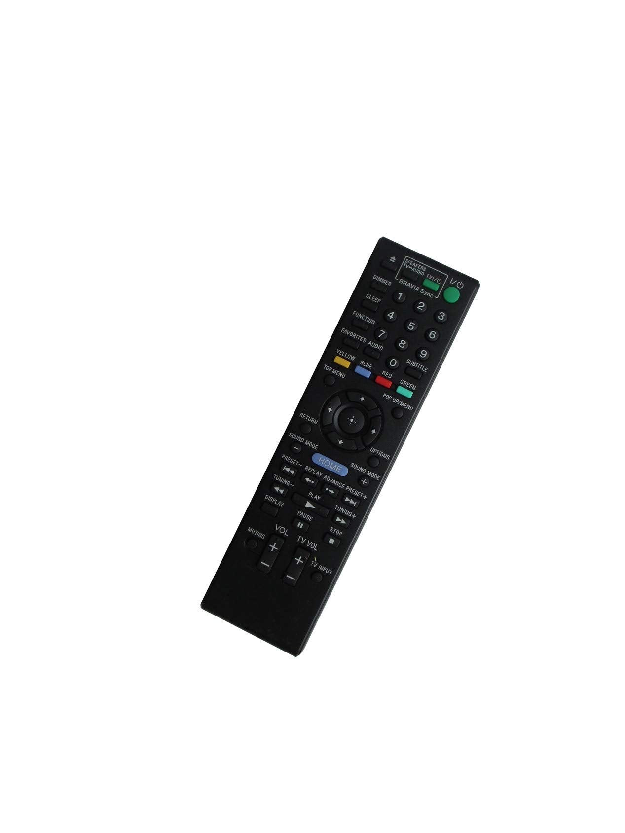 Replacement Remote Control Fit for Sony HBD-T79 BDV-E580 BDV-T58 Blu-ray DVD Home Theater AV System