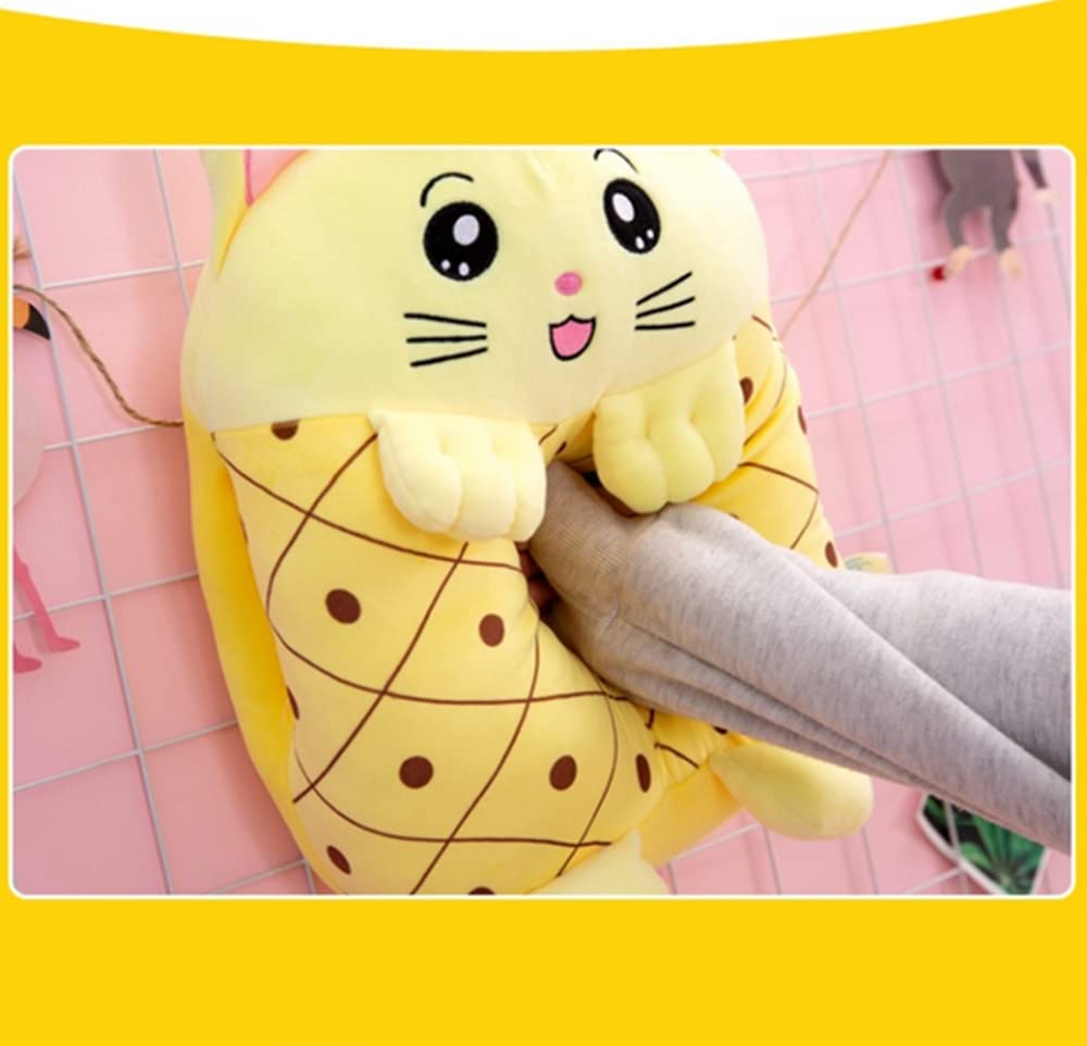 Kids Stuffed Animal Travel Blanket and Pillow Set, Adorable 3 in 1 Multifunctional Fruit Plush Pillow with Hand Warmer Design, Perfect for Travel,…