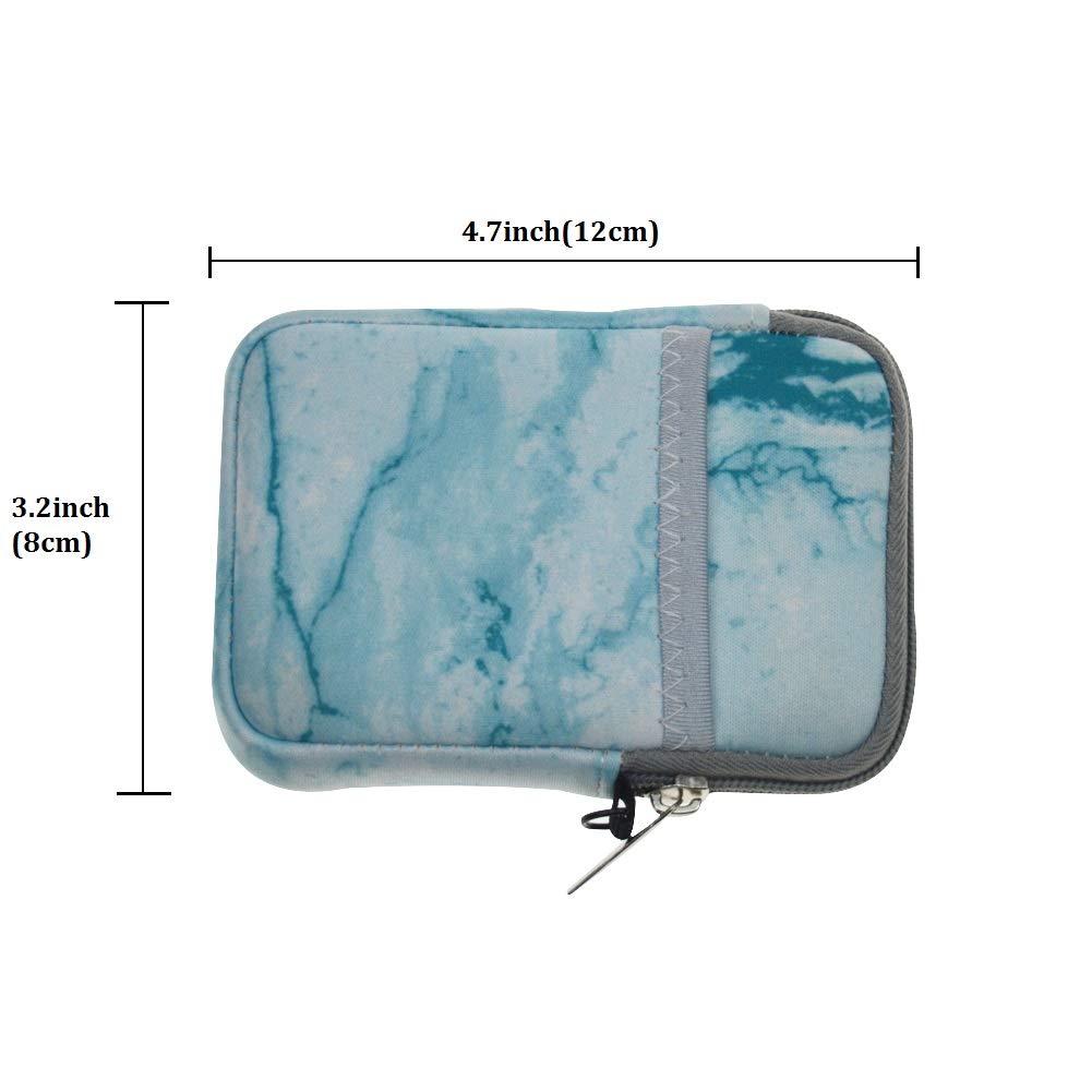 AF-WAN 2 Pack Soft Neoprene External Hard Drive Case Portable Protection Travel Sleeve Cover Pouch Bags for Toshiba HDTB410EK3AA/ Seagate 1