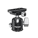 Accsoon Toprig Tripod Ball Head with 36mm Sphere &3 KG Load Capacity, 51 mm ballhead 360° Panoramic Shooting, Arca Swiss Quick Release Plate
