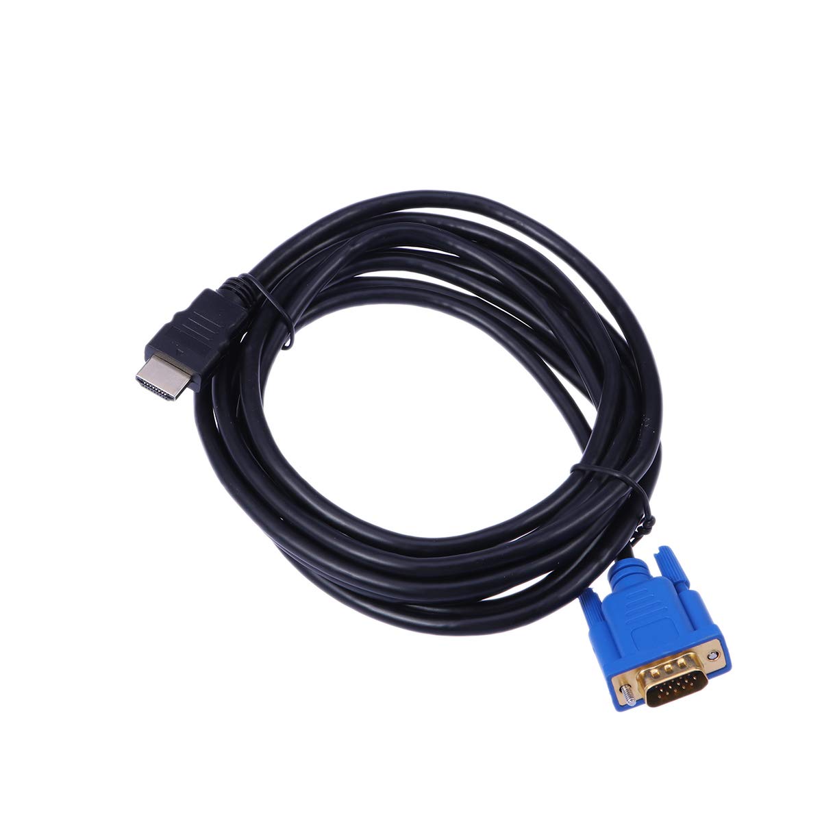 Hemobllo to vga Cord Male to vga Male Wire 15pin Video Converter Adapter Cable Cord 1080p