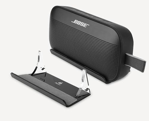 Coyktonty Speaker Stand Holder for Bose SoundLink Flex Mounted Transparent Show Stand Acrylic Display Shelf Support Cradle Bracket