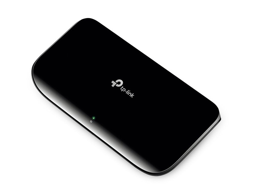 TP-Link 8 Port Gigabit Ethernet Network Switch | Plug and Play | Desktop or Wall-Mount | Plastic Case Ethernet Splitter | Fanless | Traffic