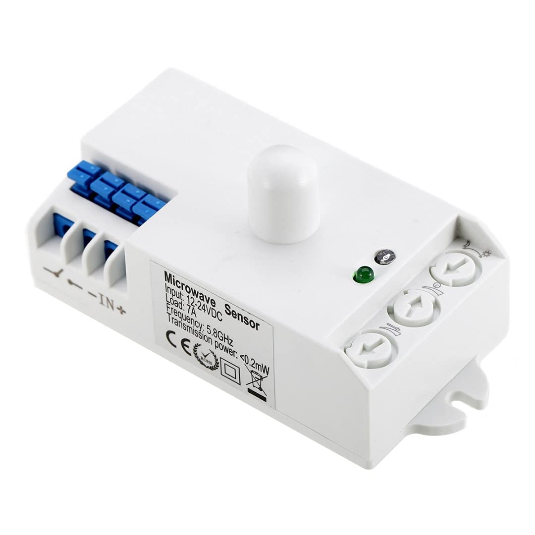DC 12V-24V 5.8GHz Microwave Radar Motion Sensor Human Body Induction Switch for Switch Accessories