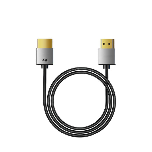 SkyeySnail 0.5m / 1.6ft 4K HDMI 2.0 Cable High Speed 48Gbps, Type A to D, Ultra Thin, Hyper Super Flexible Slim Cord, Diameter<3.6mm, eARC, for PS5