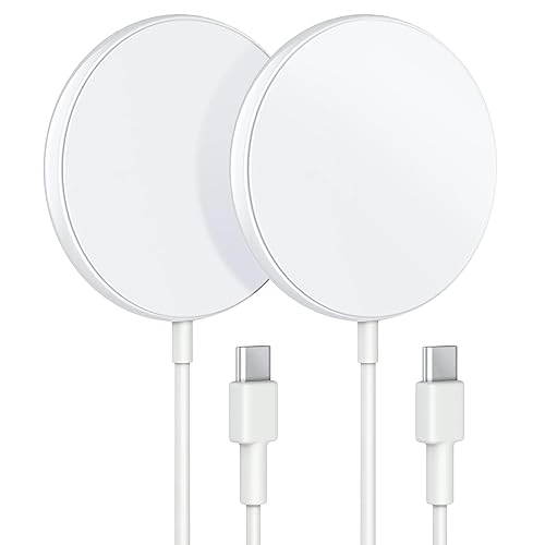 COKOEYE Magnetic Wireless Charger 2-Pack for iPhone Wireless Charger Pad, Max Fast for Magsafe Phone Adapter for iPhone 16/16 Plus/16 Pro/16 Pro