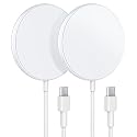 COKOEYE Magnetic Wireless Charger 2-Pack for iPhone Wireless Charger Pad, Max Fast for Magsafe Phone Adapter for iPhone 16/16 Plus/16 Pro/16 Pro